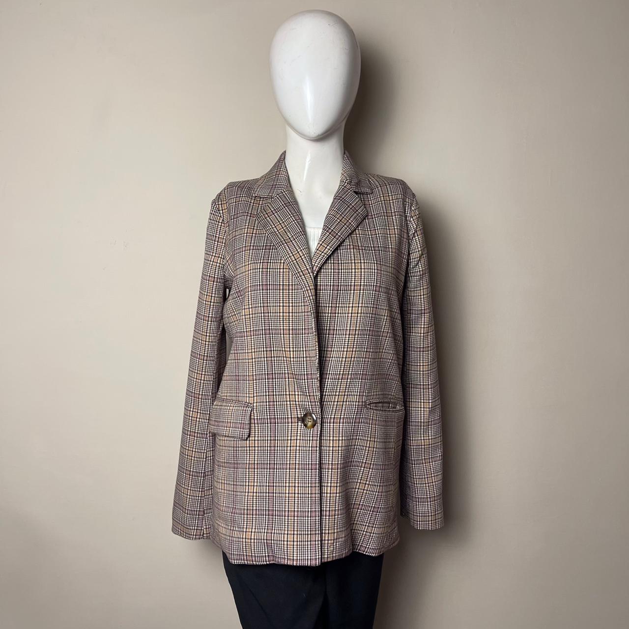 checkered-single-button-blazer-103